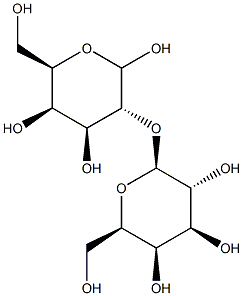 2-O-(b-D-Galactopyranosyl)-D-galactopyranose Struktur