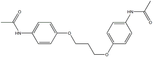 N-{4-[3-(4-acetamidophenoxy)propoxy]phenyl}acetamide