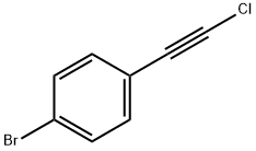 Benzene, 1-bromo-4-(2-chloroethynyl)- 化学構造式