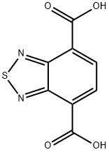 2,1,3-benzothiadiazole-4,7-dicarboxylic acid Structure