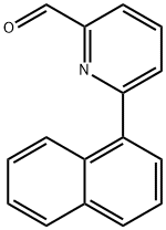 6-naphthalen-1-ylpyridine-2-carbaldehyde 结构式