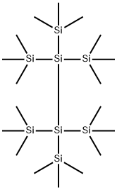 Tetrasilane, 1,1,1,4,4,4-hexamethyl-2,2,3,3-tetrakis(trimethylsilyl)- Structure