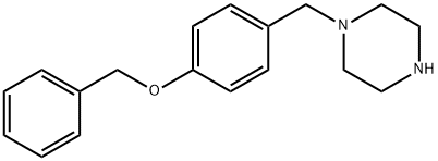 1-(4-(benzyloxy)benzyl)piperazine,523980-10-1,结构式