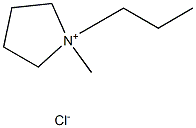 1-methyl-1-propylpyrrolidinium chloride Structure