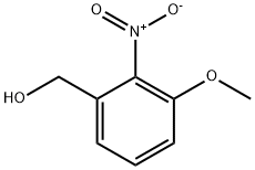 (2-Nitro-3-Methoxy-phenyl)-Methanol 化学構造式