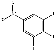 1-ニトロ-3,4,5-トリヨードベンゼン 化学構造式