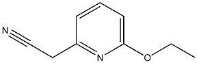 2-(6-ethoxypyridin-2-yl)acetonitrile Structure