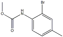methyl N-(2-bromo-4-methylphenyl)carbamate Struktur