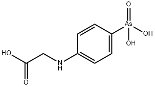 N-(4-Arsonophenyl)glycine 化学構造式