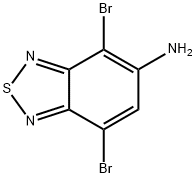4,7-二溴-2,1,3-苯并噻二唑-5-胺 结构式