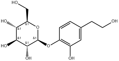 Hydroxytyrosol 4-O-glucoside, 54695-80-6, 结构式
