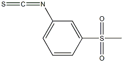 1-isothiocyanato-3-(methylsulfonyl)benzene Struktur