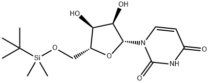 5'-O-tert-Butyldimethylsilyluridine Struktur
