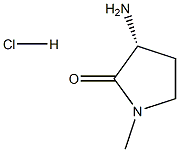 (R)-3-amino-1-methylpyrrolidin-2-one hydrochloride Structure