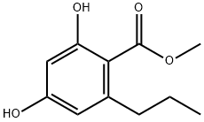2,4-二羟基-6-丙基-苯甲酸甲酯,55382-52-0,结构式
