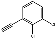 Benzene, 1,2-dichloro-3-ethynyl- Struktur