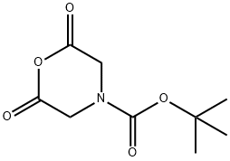 tert-Butyl 2,6-dioxomorpholine-4-carboxylate Structure