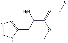 2-氨基-3-(1H-咪唑-5-基)丙酸甲酯盐酸盐, 5619-10-3, 结构式