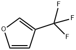 3-Trifluormethyl-furan 化学構造式
