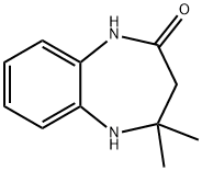 4,4-dimethyl-2,3,4,5-tetrahydro-1H-1,5-benzodiazepin-2-one Struktur