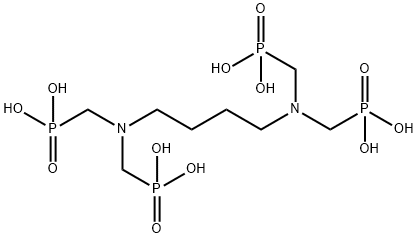 1,4-diaminobutane-N,N,N',N'-tetrakis(methanephosphonic acid),56399-18-9,结构式