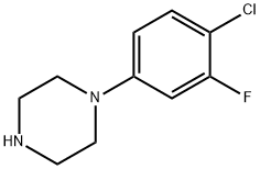1-(4-chloro-3-fluorophenyl)piperazine Structure