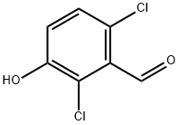 2,6-Dichloro-3-hydroxy-benzaldehyde 结构式