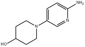 1-(2-AMINOPYRIDIN-5-YL)PIPERIDIN-4-OL Structure