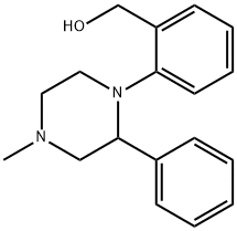 [2-(4-methyl-2-phenylpiperazin-1-yl)phenyl]methanol Struktur