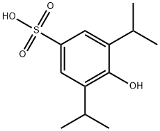 4-hydroxy-3,5-diisopropylbenzenesulfonic acid Structure