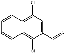 4-氯-1-羟基萘-2-甲醛,58132-06-2,结构式