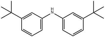Bis(3-tert-butylphenyl)amine Structure