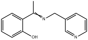 ALPHA-METHYL-ALPHA-(3-PYRIDYLMETHYLIMINO)-O-CRESOL Struktur