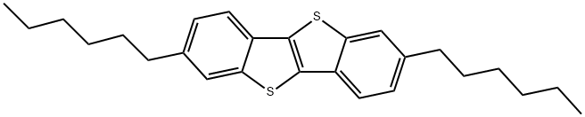 IN1676, 7-二己基[1]苯并噻吩并[3,2-B][1]苯并噻吩 结构式