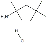2,4,4-トリメチルペンタン-2-アミン塩酸塩 化学構造式
