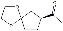 (S)-1-(1,4-dioxaspiro[4.4]nonan-7-yl)ethan-1-one 结构式
