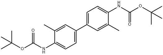 tert-butyl N-(4'-{[(tert-butoxy)carbonyl]amino}-3,3'-dimethyl-[1,1'-biphenyl]-4-yl)carbamate,59255-74-2,结构式