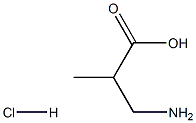 氨基异丁酸盐酸盐,5938-34-1,结构式