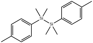 Disilane, 1,1,2,2-tetramethyl-1,2-bis(4-methylphenyl)-,5971-96-0,结构式