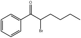 2-溴-1-苯基-1-己酮,59774-06-0,结构式