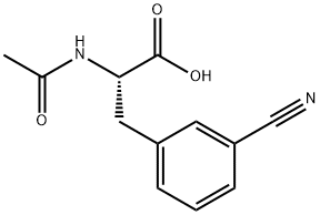 (2S)-2-acetamido-3-(3-cyanophenyl)propanoic acid,599178-70-8,结构式