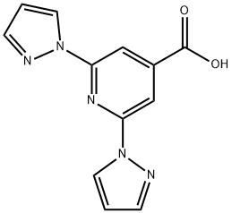 2,6-双(1H-吡唑-1-基)异烟酸, 600727-96-6, 结构式