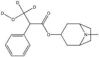Atropine-D3 Struktur