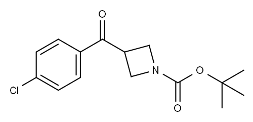 tert-butyl 3-(4-chlorobenzoyl)azetidine-1-carboxylate Structure