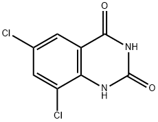 2,4(1H,3H)-Quinazolinedione, 6,8-dichloro- Struktur