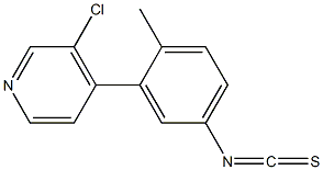 3-(3-chloro(4-pyridyl))-4-methylbenzeneisothiocyanate,611226-00-7,结构式