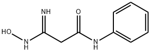 2-(N'-羟基甲脒基)-N-苯基乙酰胺 结构式