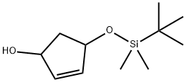 顺式-环戊-4-烯-1,3-二醇 结构式