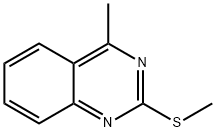4-methyl-2-(methylsulfanyl)quinazoline,6141-17-9,结构式