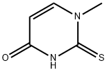 4(1H)-Pyrimidinone, 2,3-dihydro-1-methyl-2-thioxo- 结构式